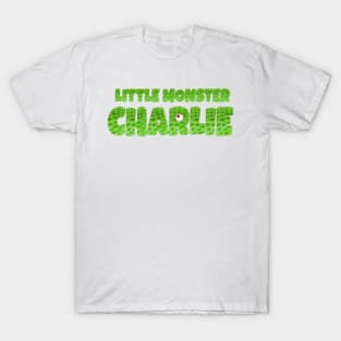 Little Monster Charlie Fun Furry Design T-Shirt